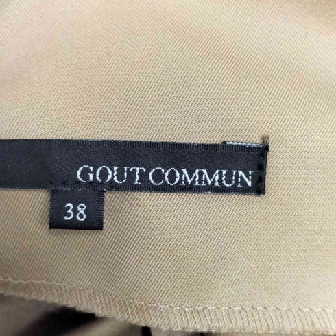 グーコミューン GOUT COMMUN 交織チノキャミマーメイドワンピース レディース FREE