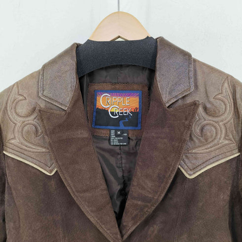 CRIPPLE CREEK ヌバック ウエスタンジャケット レディース import:M