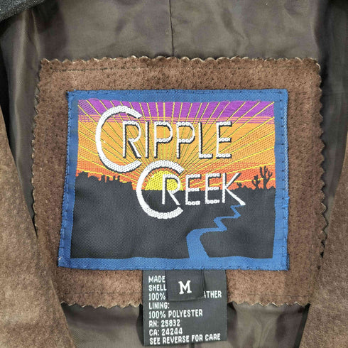 CRIPPLE CREEK ヌバック ウエスタンジャケット レディース import:M