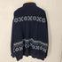 90S キャラクター刺繍ハーフジップフリースジャケット 海外規格 ノルディック オーバーサイズ メンズ JPN:XXL