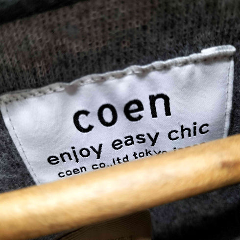 コーエン coen ステンカラーコート&ボアライナー2枚セット 3WAYミリタリーステンカラーコート メンズ JPN:XL