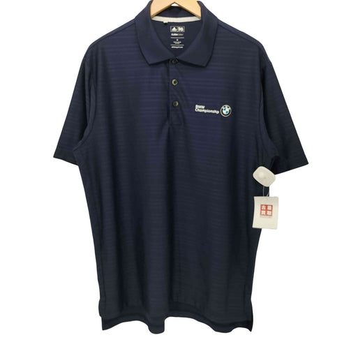 アディダス adidas 企業ロゴ ボーダー S/S ポロシャツ メンズ import:M