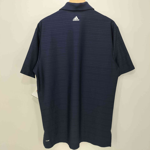 アディダス adidas 企業ロゴ ボーダー S/S ポロシャツ メンズ import:M