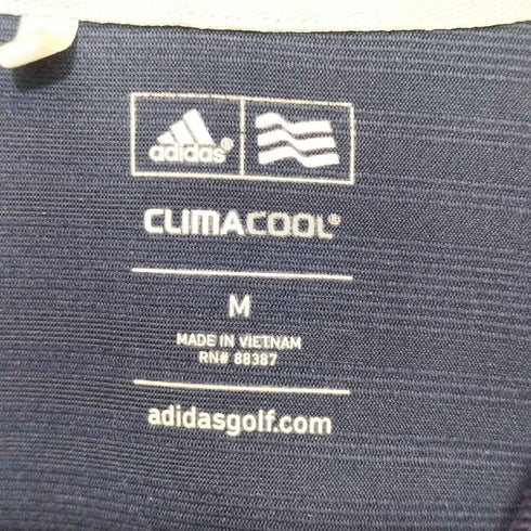 アディダス adidas 企業ロゴ ボーダー S/S ポロシャツ メンズ import:M