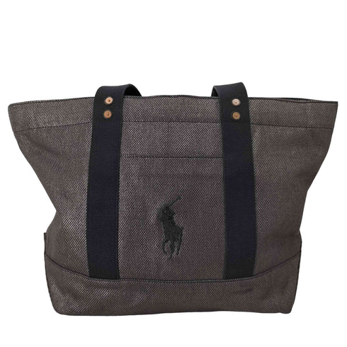 ポロラルフローレン POLO RALPH LAUREN ポニー刺繍 トートバッグ ラメ メンズ