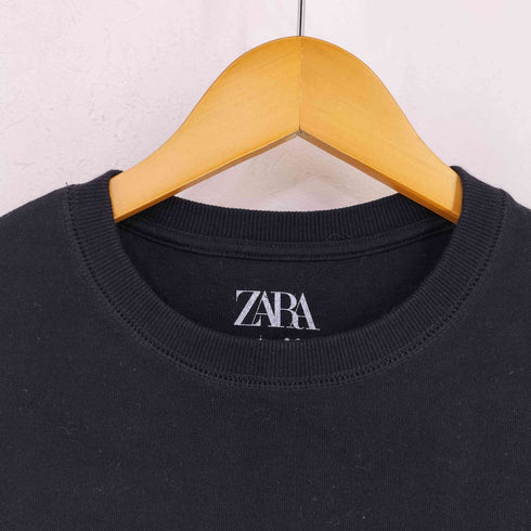 ザラ ZARA キャラクタープリント クルーネックスウェット レディース import:M