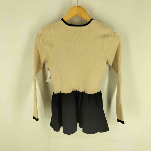 ユナイテッドアローズ UNITED ARROWS P ペプラム ニット レディース