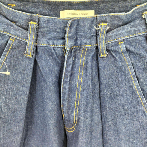 カプリシュレマージュ CAPRICIEUX LEMAGE ウエストタック デニム パンツ レディース JPN:36