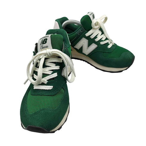 ニューバランス NEW BALANCE Classic 574 Green White ローカット スニーカー レディース JPN:23