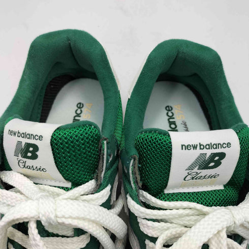 ニューバランス NEW BALANCE Classic 574 Green White ローカット スニーカー レディース JPN:23