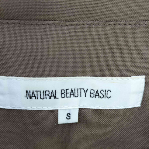 ナチュラルビューティーベーシック NATURAL BEAUTY BASIC 洗えるジプシーサップカラーレス ジャケット レディース JPN:S