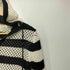 ザラ ZARA HOODED KNIT SWEATER WITH STRIPES Square One クロップドサマーニットフーディー レディース import:S