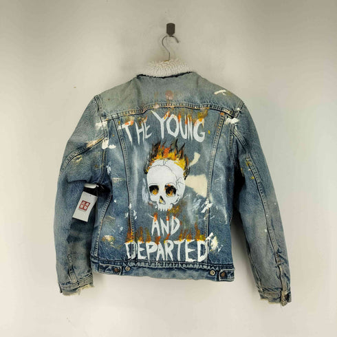 リーバイス Levis 特注 RESURRECT BY NIGHT 70520 シェルパジャケット メンズ US:40