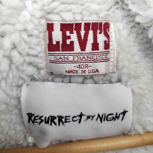 リーバイス Levis 特注 RESURRECT BY NIGHT 70520 シェルパジャケット メンズ US:40