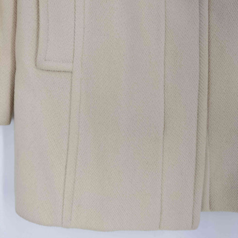 バーバリーロンドン BURBERRY LONDON 水牛角トグル スタンドカラー ウール ダッフルコート レディース 38