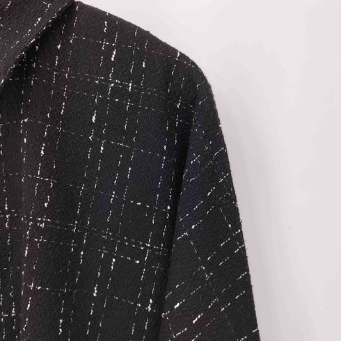アストロノミー ASTRONOMY 24AW ワイドシルエット ツイードドルマンシャツ メンズ JPN:S