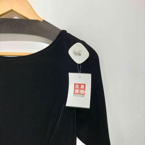 JESSICA McCLINTOCK COLLECTIONS 80-90s MADE IN USA ラインストーン 刺繍 ベロア ロング ワンピース レディース 10