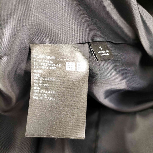 ユニクロ UNIQLO ダブルジャケット 紺ブレ 金ボタン ブレザー ダブルブレスト レディース JPN:S