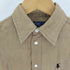 ポロバイラルフローレン Polo by RALPH LAUREN 復刻タグ RELAXED FIT ポニー 刺繍 リネン B.D シャツ レディース XXS