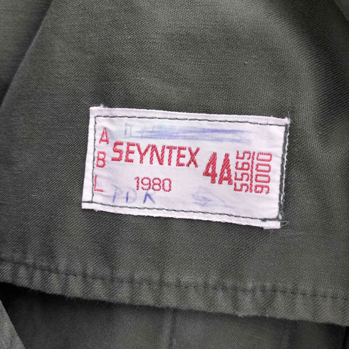 ベルギーアーミー Belgian army 80S ベルギー空軍 M-64 ABL SEYNTEX社 フィールドパーカー ミリタリージャケット 1980年製 メンズ 4A