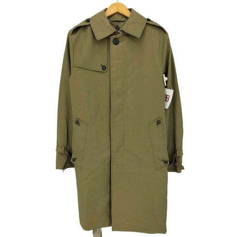マッキントッシュフィロソフィー MACKINTOSH PHILOSOPHY 英国製 チェックライナー付き 玉虫 ベルテッド ステンカラーコート メンズ UK:38