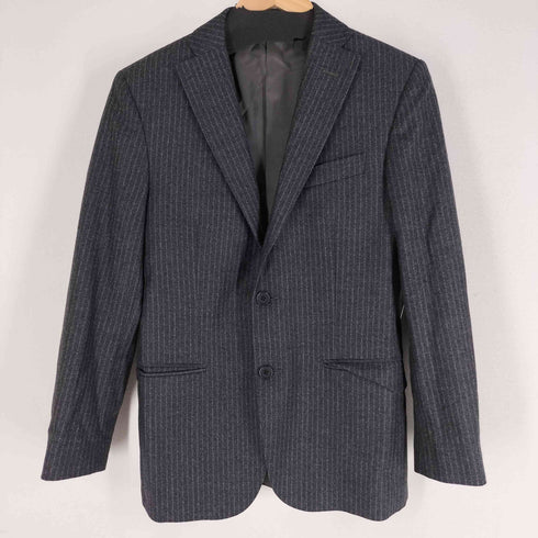 CC COLLECTION CORNELIANI 2Bストライプテーラードジャケット センタープレススラックス セットアップ メンズ 46 8R