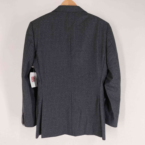 CC COLLECTION CORNELIANI 2Bストライプテーラードジャケット センタープレススラックス セットアップ メンズ 46 8R