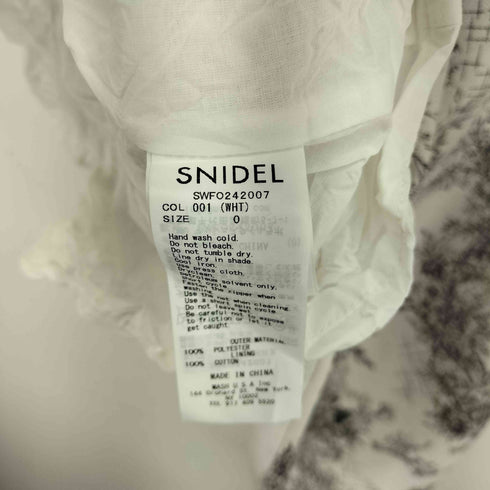 スナイデル snidel ラッフルボレロパイピングミニワンピ レディース 0