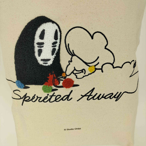 縦型 刺繍 帆布 トート バッグ レディース