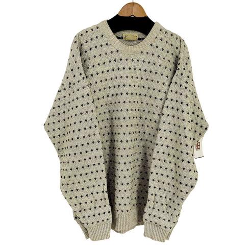 セントジョンズベイ STJOHNS BAY MADE IN MEXICO アクリルコットン マルチカラーニット バーズアイ メンズ import:XL