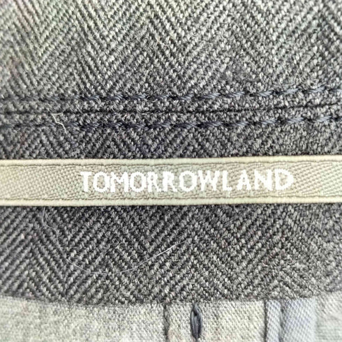 トゥモローランド TOMORROWLAND ウール 5B 2WAY テーラードジャケット スタンドカラー メンズ JPN:44