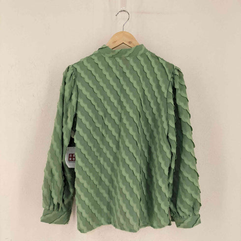 HENTECO POP flower petal pattern shirt レディース