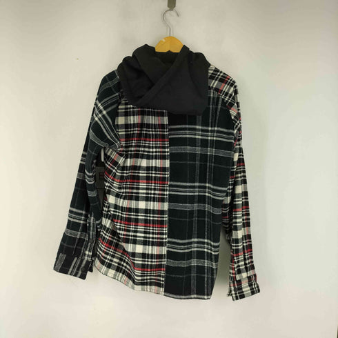 ザラ ZARA ネルシャツドッキングパーカー メンズ M