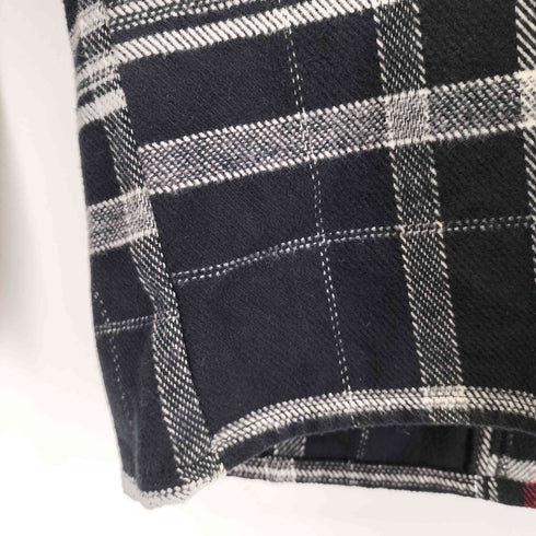 ザラ ZARA ネルシャツドッキングパーカー メンズ M