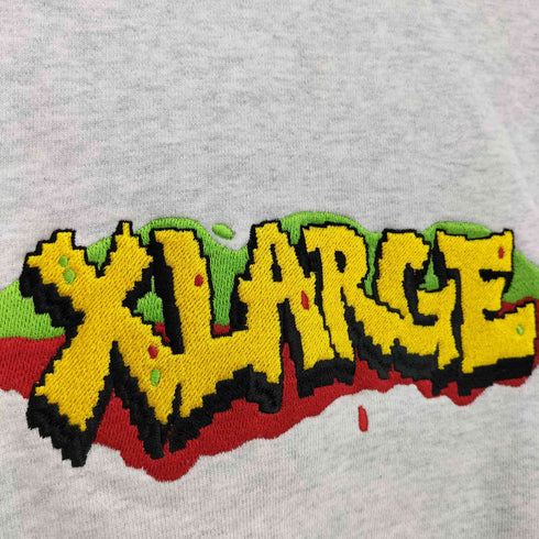 エクストララージ XLARGE GRAFFITI EMBROIDERY CREWNECK SW グラフィティロゴ スウェット メンズ JPN:S
