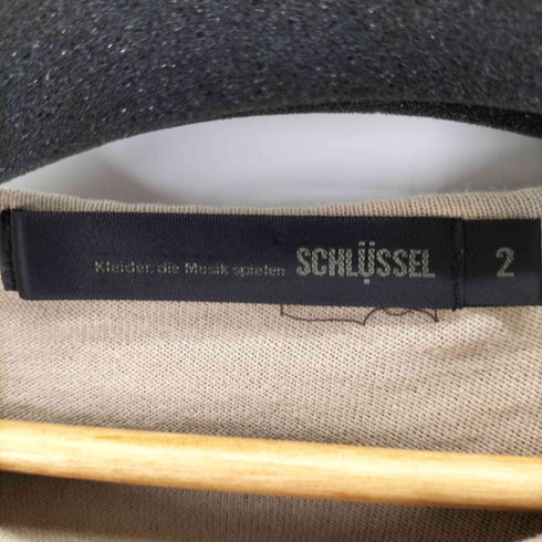 シュリセル SCHLUSSEL メッシュレイヤード L/S トップス メンズ JPN:2