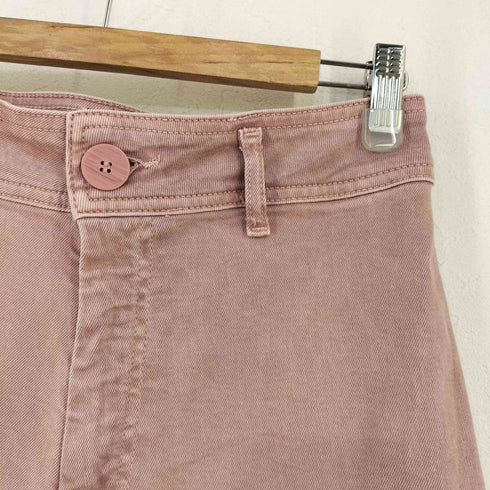 ザラ ZARA ストレートハイウエストデニム ピンク レディース EUR:38