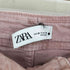 ザラ ZARA ストレートハイウエストデニム ピンク レディース EUR:38