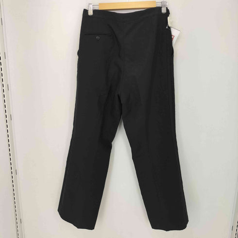 80-90S サイドライン ダブルバックル 2タック スラックスパンツ ロケットTALONジップ メンズ W 34R