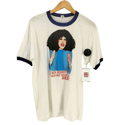ヘインズ Hanes USA製 三角タグ New Jersey Monthly Magazine リンガーTシャツ メンズ import:L