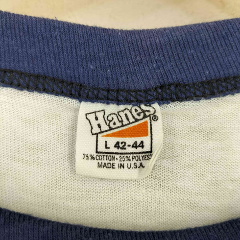 ヘインズ Hanes USA製 三角タグ New Jersey Monthly Magazine リンガーTシャツ メンズ import:L