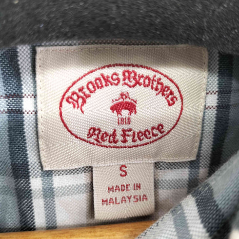 ブルックスブラザーズ BROOKS BROTHERS ワンポケットチェックシャツ ボタンダウン メンズ JPN:S