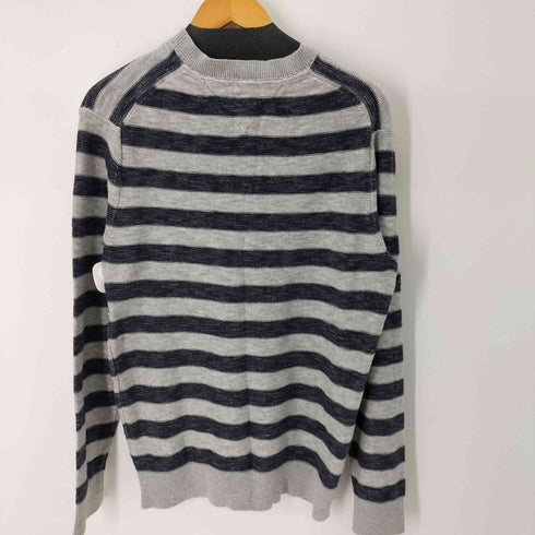 トミーヒルフィガー TOMMY HILFIGER Vネック ボーダー ニット メンズ JPN:M