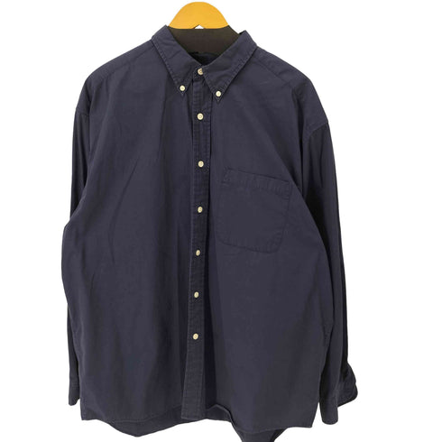 エディーバウアー Eddie Bauer 黒タグ ボタンダウンシャツ メンズ import:XL