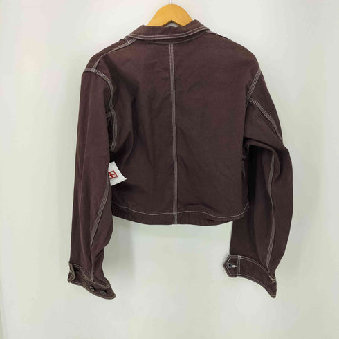 クレオルム CREOLME 3way配色ステッチショート丈ジャケット レディース FREE