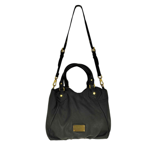 マークバイマークジェイコブス Marc by Marc Jacobs Classic Q クラシック キュー ロゴ プレート シボ革 レザー 2WAY ショルダーバッグ トートバッグ レディース