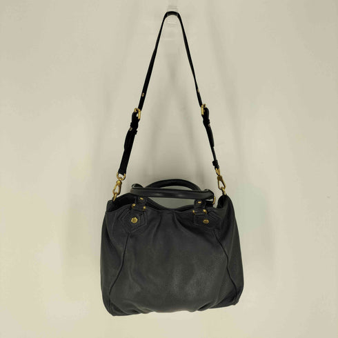マークバイマークジェイコブス Marc by Marc Jacobs Classic Q クラシック キュー ロゴ プレート シボ革 レザー 2WAY ショルダーバッグ トートバッグ レディース