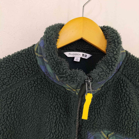 ユニクロジェイダブリューアンダーソン UNIQLO JW ANDERSON ボアフリースフルジップブルゾン メンズ JPN:L