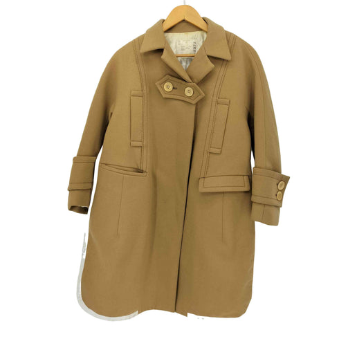 サカイ Sacai 15AW ウール サイドスリットコート 裏地キルティング レディース JPN:2
