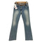 7 For All Mankind USA製 BOOT CUT スウェード切替 デニムパンツ レディース 27inch
